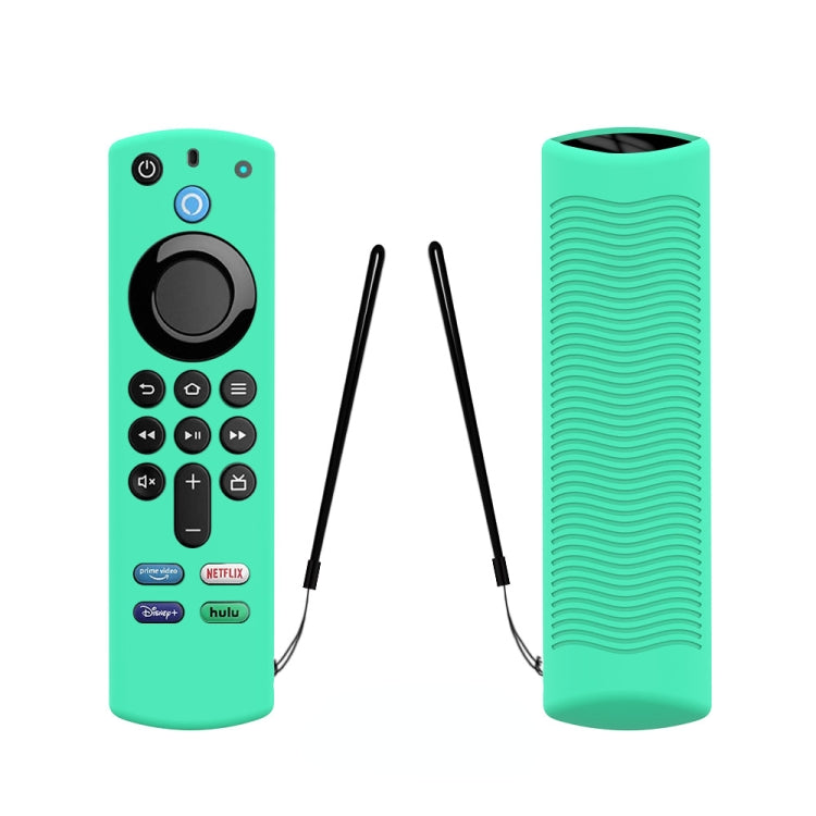 2 PCS Y27 For Alexa Voice Remote 3rd Gen Silicone Non-slip Protective Cover
