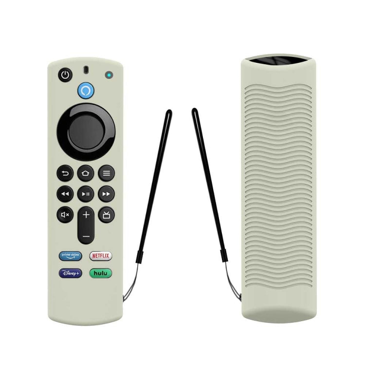 2 PCS Y27 For Alexa Voice Remote 3rd Gen Silicone Non-slip Protective Cover