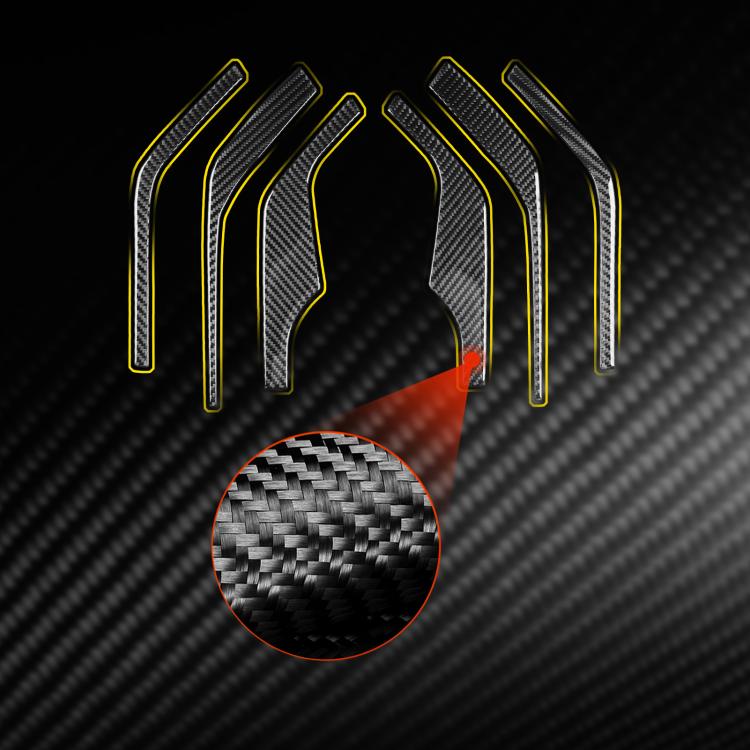 For Chevrolet Corvette C8 6pcs /Set Inner A-Pillar Speaker Sticker