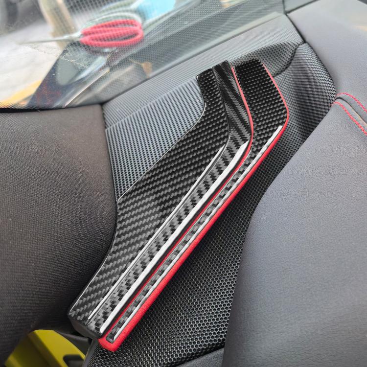 For Chevrolet Corvette C8 6pcs /Set Inner A-Pillar Speaker Sticker