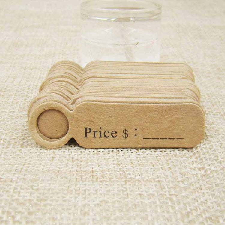 100pcs /Set Small Retro Baking Label DIY Jewelry Price Tag Bookmark Gift Card