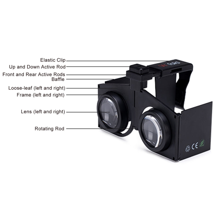 Vr fold V1 Panoramic View Convenient Folding VR Glasses