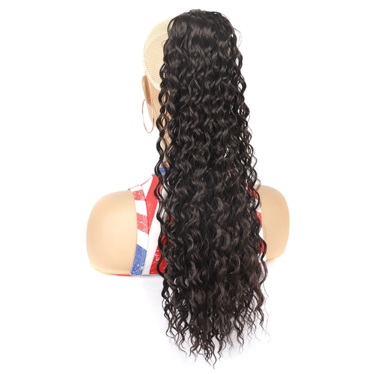 LSDP22 Drawstring Long Curly Wig Ponytail Mesh Curly Ponytail