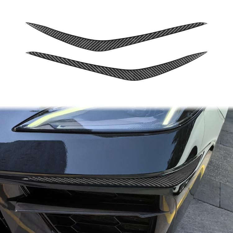 For Chevrolet Corvette C8 2pcs /Set Bumper Lip Decorative Sticker