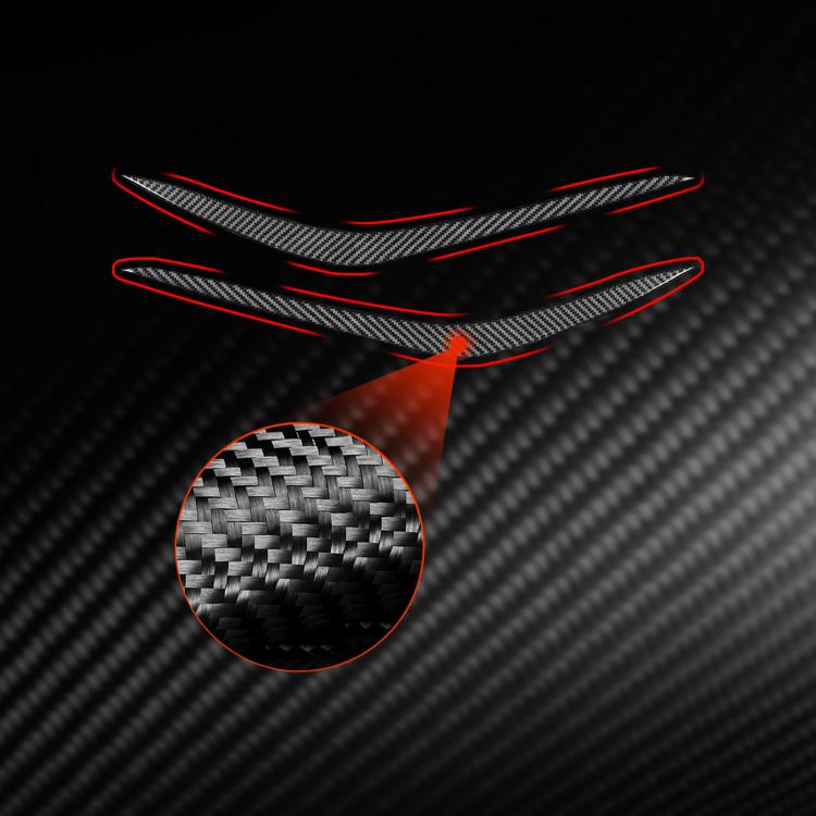 For Chevrolet Corvette C8 2pcs /Set Bumper Lip Decorative Sticker