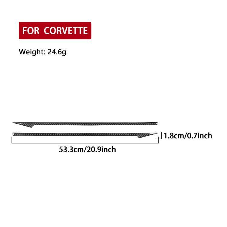 For Chevrolet Corvette C8 2pcs /Set Taillight Decorative Sticker