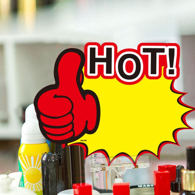 10 bags 25x19cm Explosion Sticker Product Price Tag Supermarket Price Label