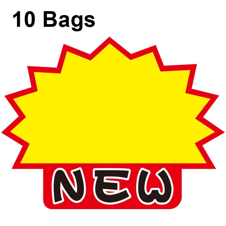 10 bags 25x19cm Explosion Sticker Product Price Tag Supermarket Price Label