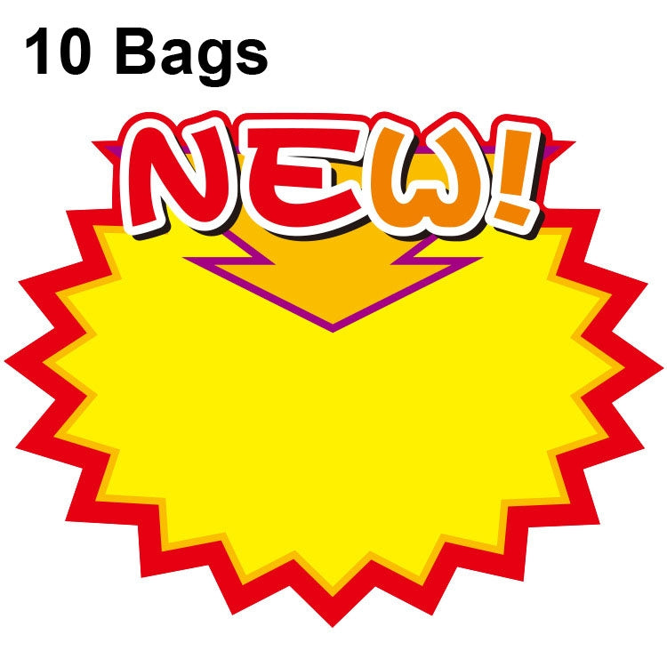 10 bags 25x19cm Explosion Sticker Product Price Tag Supermarket Price Label