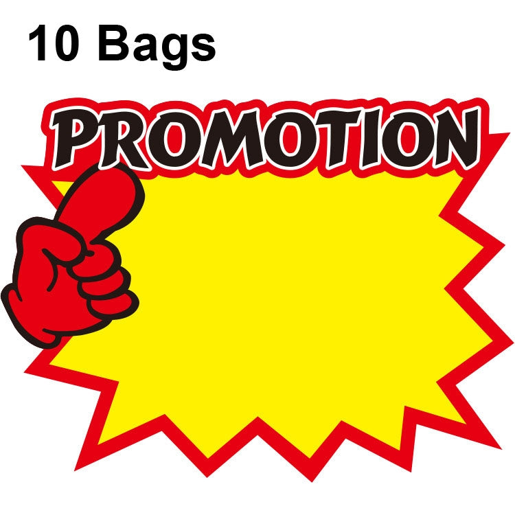 10 bags 21x15cm Explosion Sticker Product Price Tag Supermarket Price Label