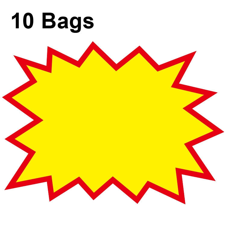 10 bags 18x14cm Explosion Sticker Product Price Tag Supermarket Price Label