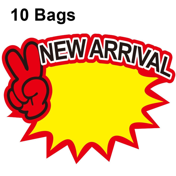 10 bags 9x7cm Explosion Sticker Product Price Tag Supermarket Price Label