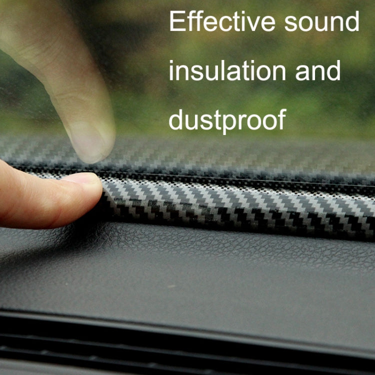Car Elastomer Seal Rubber Strip Instrument Panel Leakproof Dustproof Soundproof Universal
