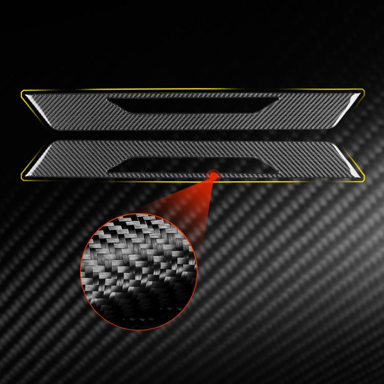 For Chevrolet Corvette C8 2pcs /Set Door Sill Decorative Sticker