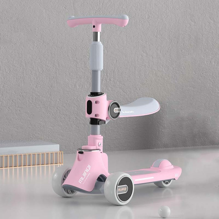 MIJIAQI 01 3 In 1 Multifunctional Foldable Children Scooter with Music and Lights, Spec: