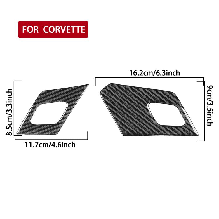 For Chevrolet Corvette C8 2pcs /Set Door Radar Sticker