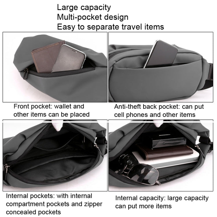 HAOSHUAI 1100-20 Men Waist Bag Outdoor Running Mobile Phone Bag