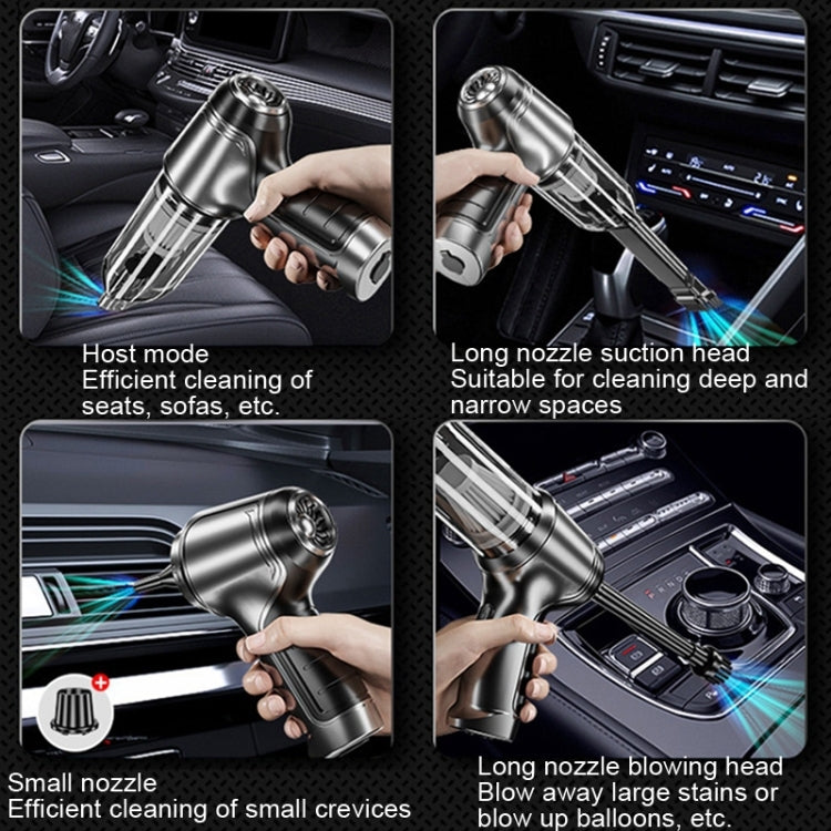 SUITU Car Wireless Wet And Wet Charging Handheld Vacuum Cleaner, Style: