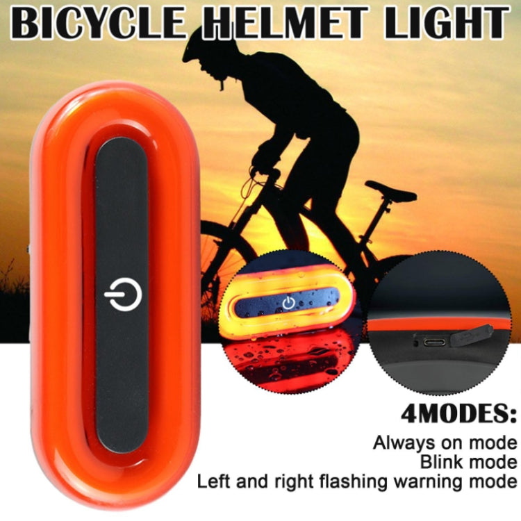 Helmet Blaster Warning Light Bicycle LED Rechargeable Tail Light