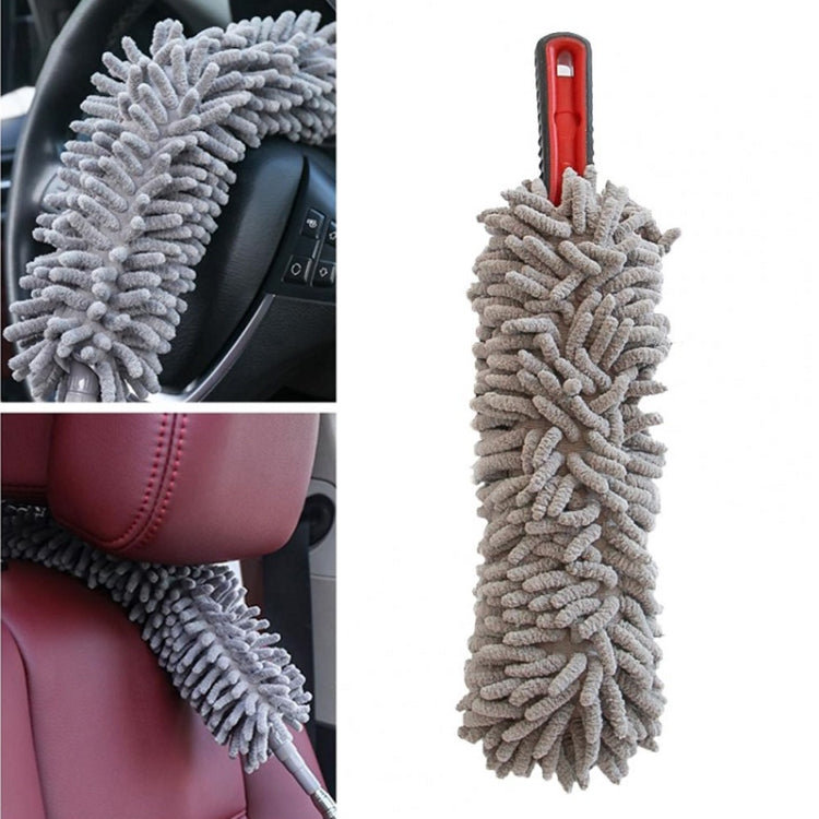 2 PCS Car Cleaning Chenille Long Handle Round Car Wash Duster