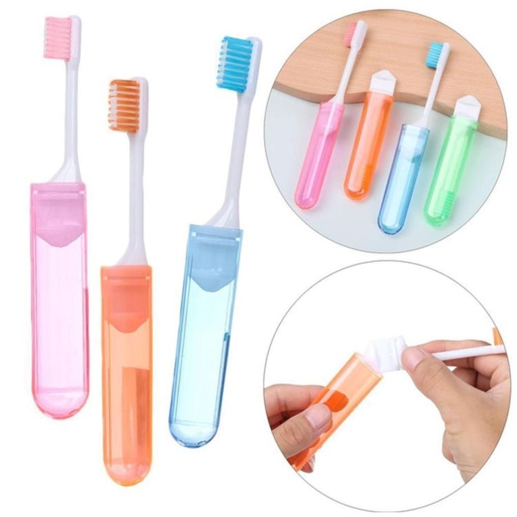 Portable Business Trip Folding Toothbrush Multi-color Super Soft Bristles Toothbrush