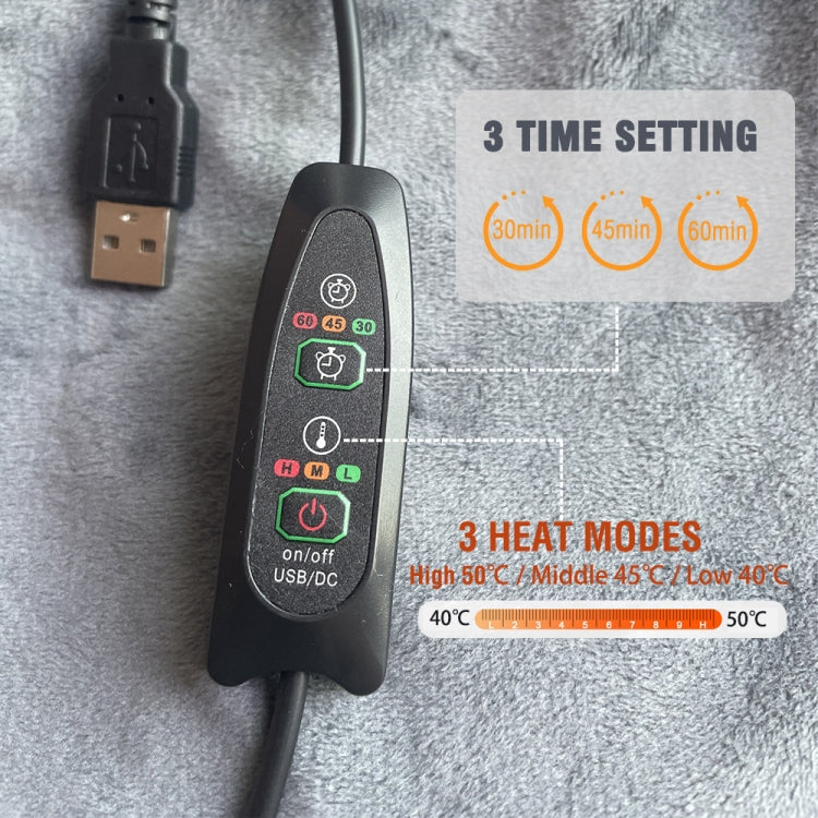 Controller Version Adjustable Temperature Timing USB Electric Heating Shawl Blanket Heating Pad