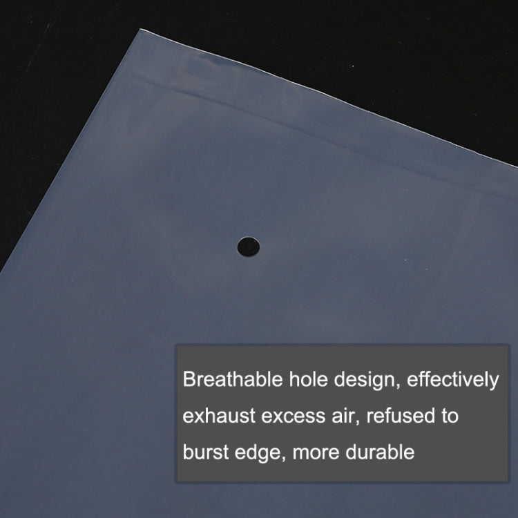 100 PCS / Set PE Clothing Packaging Bag Transparent Self-Stick Bag Jewelry Plastic Sealed Bag, Size: