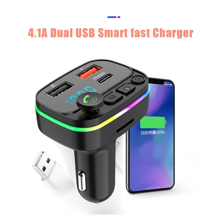 Car MP3 Bluetooth Hands-free Player Car FM Transmitter