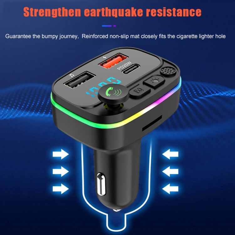 Car MP3 Bluetooth Hands-free Player Car FM Transmitter
