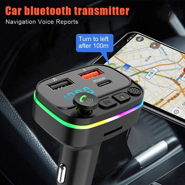 Car MP3 Bluetooth Hands-free Player Car FM Transmitter
