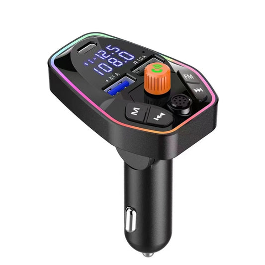 Car Bluetooth MP3 With TYPE-C Port PD Charging FM Transmitter