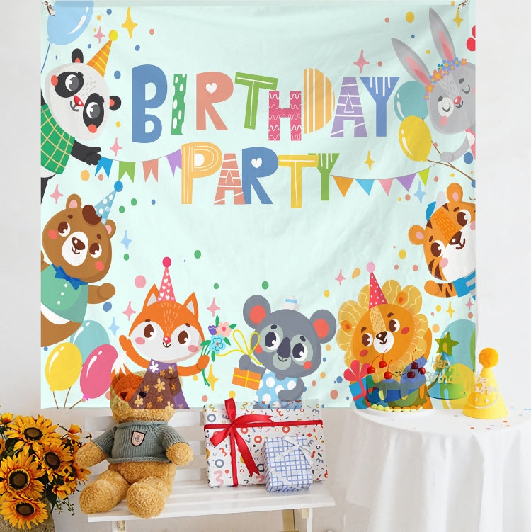 Birthday Layout Hanging Cloth Children Photo Wall Cloth, 150x230cm Velvet
