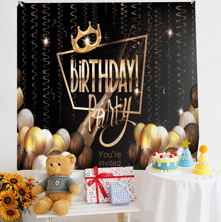 Birthday Layout Hanging Cloth Children Photo Wall Cloth, 150x230cm Velvet