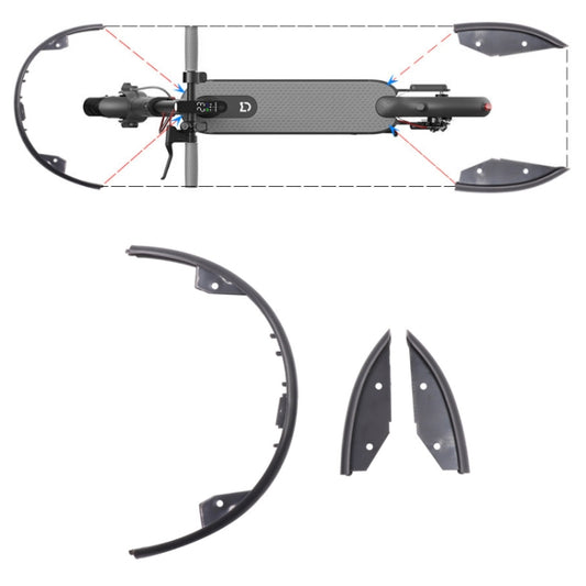 For Xiaomi Mijia M365 Side Protection Cover + Front Rear Bumper