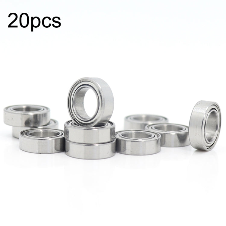 MR106ZZ 20pcs 6x10x3mm Miniature Deep Groove Ball Bearing, Style:, MR106ZZ High Speed, MR106ZZ Low Speed
