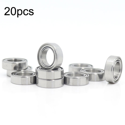 MR106ZZ 20pcs 6x10x3mm Miniature Deep Groove Ball Bearing, Style:, MR106ZZ High Speed, MR106ZZ Low Speed