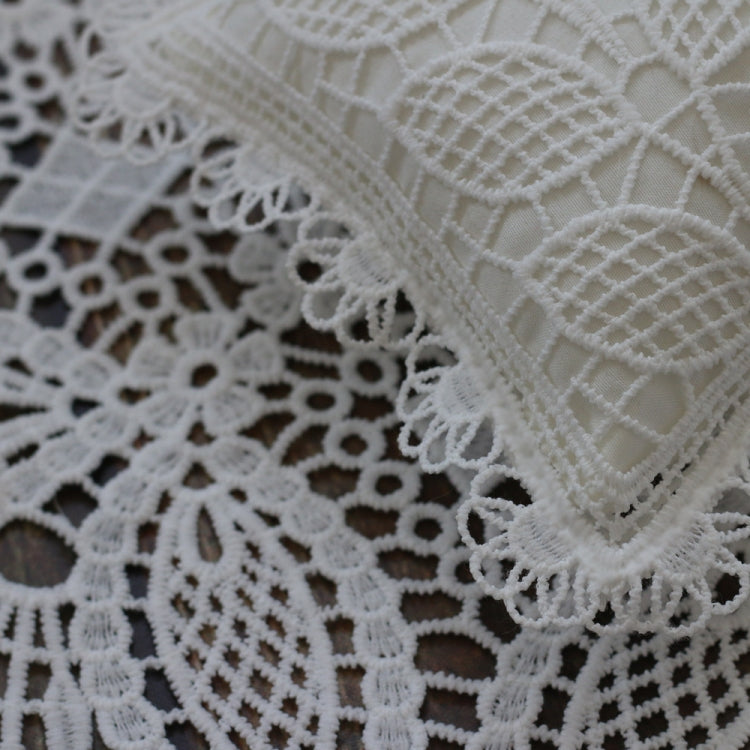 Hollow Lace Round Blanket + Pillow Suit Baby Photography Props