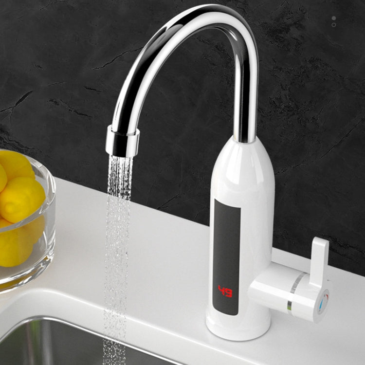 Smart Household Digital Display Instant Hot Kitchen Electric Faucet, Plug: