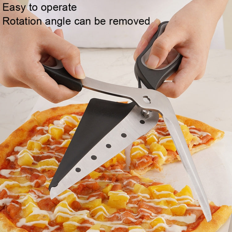 Removable Multi-Functional Stainless Steel PIZZA Scissors Shovel