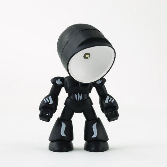 9622 LED Mini Foldable Cartoon Policeman Night Light Desktop Magnetic Desk Lamp, 9622 (Black), 9622 (Yellow), 9622 (Green), 9622 (Blue), 9622 (White), 9622 (Red)