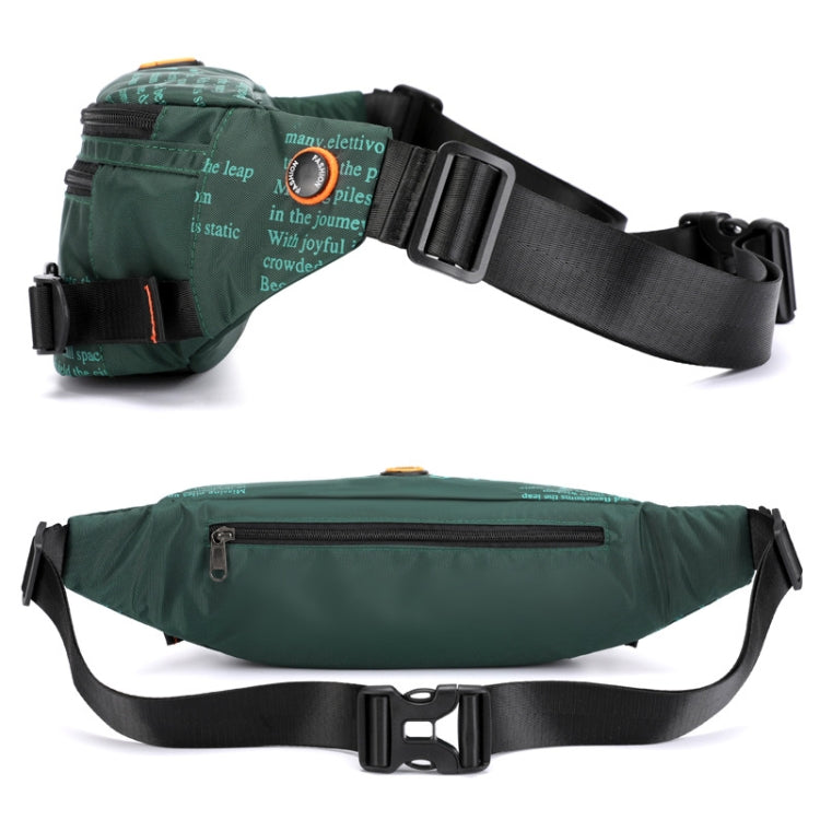HAOSHUAI 5132 Outdoor Men Waist Bag Sports Running Chest Bag, 5132 Camouflage, 5132 Dark Blue, 5132 Black, 5132 Army Green, 5132 Dark Green