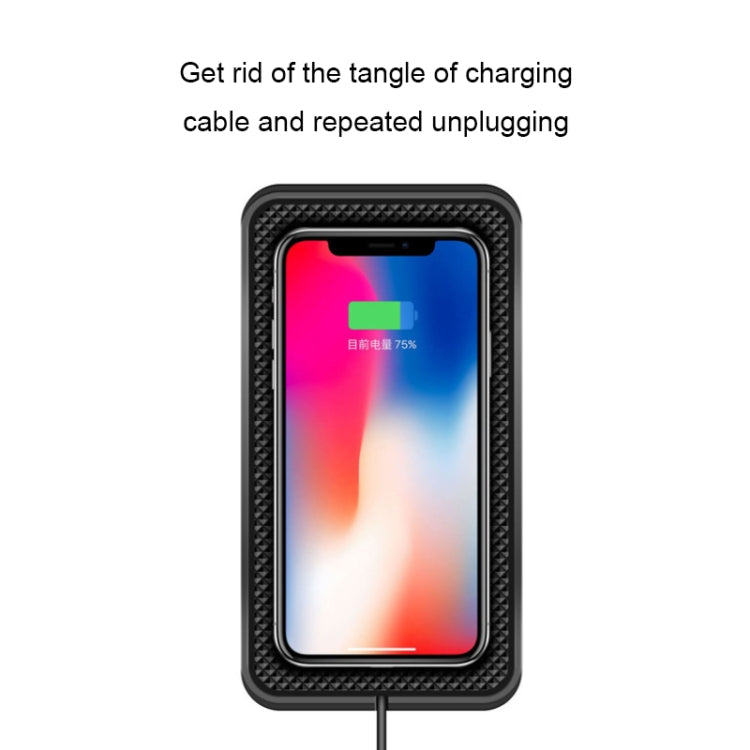 C3 15W Car QI Wireless Charger Launch Pad Anti-slip Mat