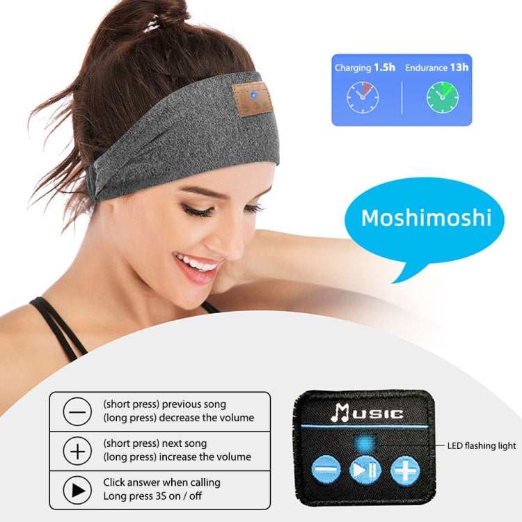 Bluetooth Headband Headphones Sleep Mask for Side Sleeper Workout Running