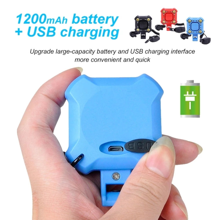 2 In 1 Bike 140db Bell 4 Lamp Cycling Light Bicycle Horn 5-sounds Alarm