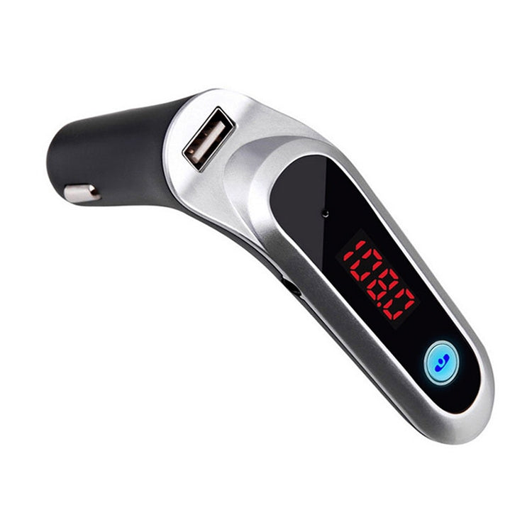 S7 Smart Digital Display Music Player Calling Car Charger