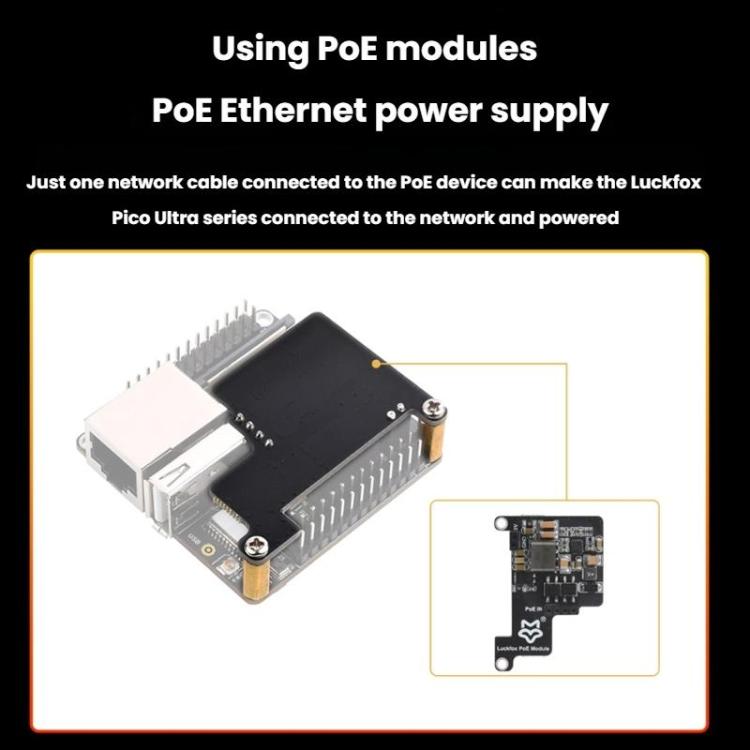 Luckfox Pico Ultra B RV1106G2 0.5TOPS Micro Linux Development Board Integrated Processor without Wi-Fi/With PoE