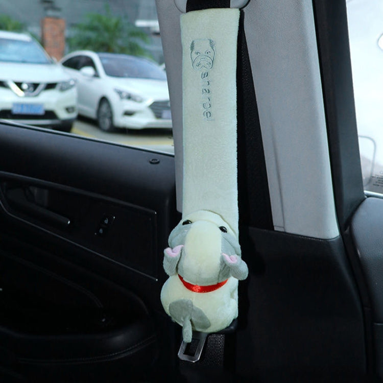 002 Cute Cartoon Thicked Seat Belt Anti-Strangled Protective Cushion, Length: