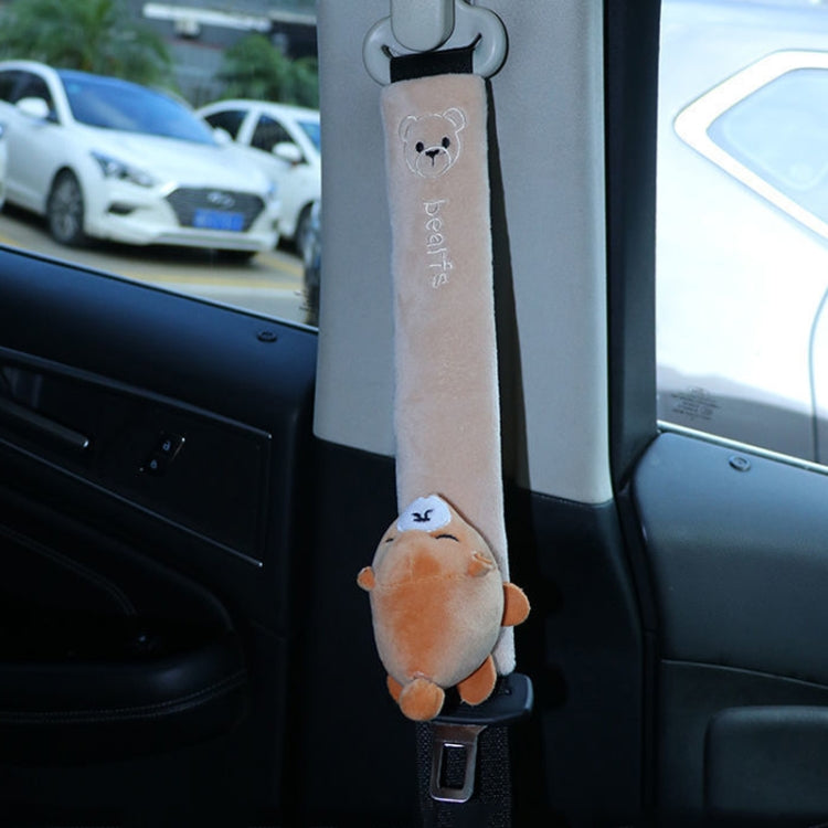 002 Cute Cartoon Thicked Seat Belt Anti-Strangled Protective Cushion, Length: