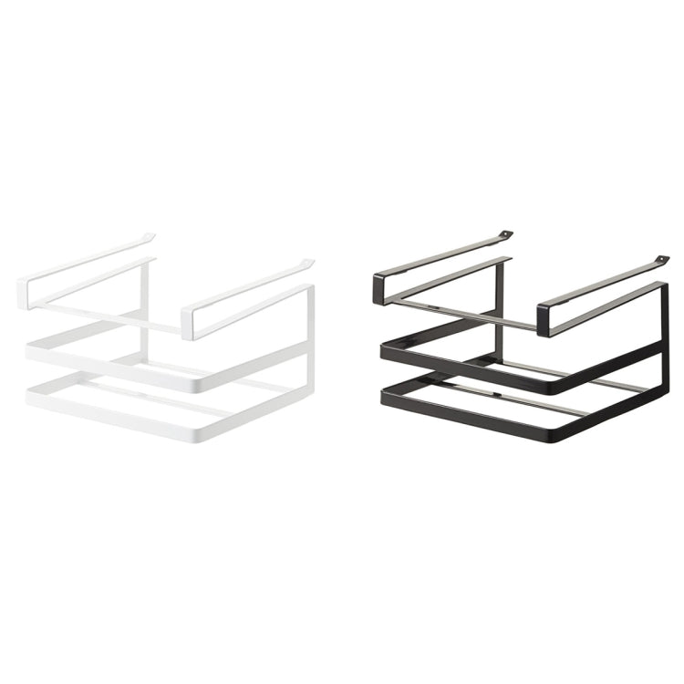 Double-layer Punch-free Kitchen Wall-Mounted Cutting Board Rack