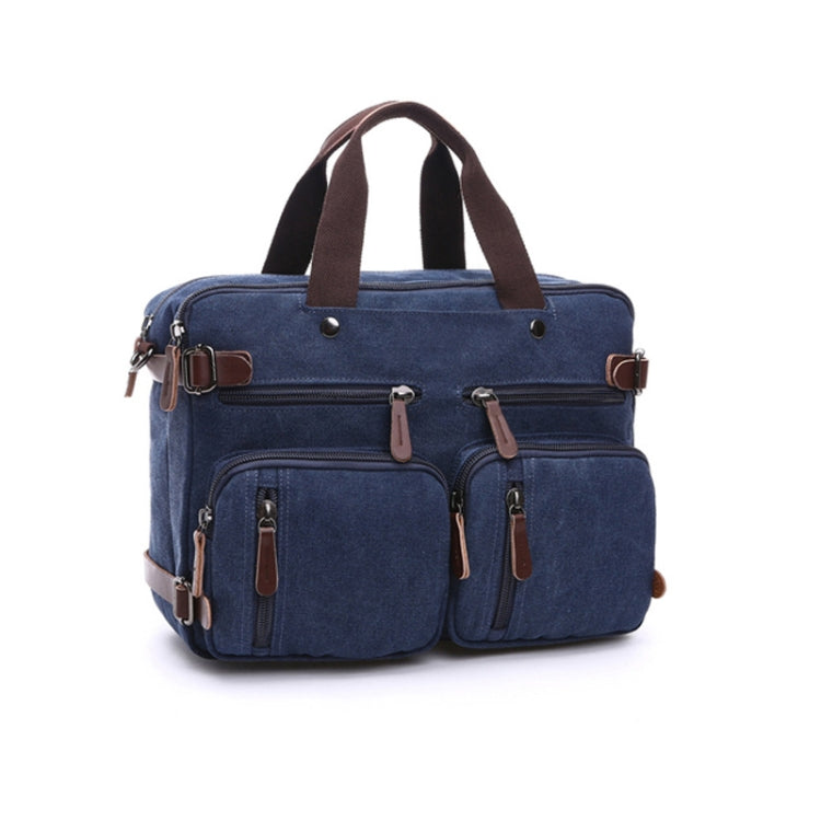 Casual Canvas Three-Purpose Business Briefcase Computer Bag